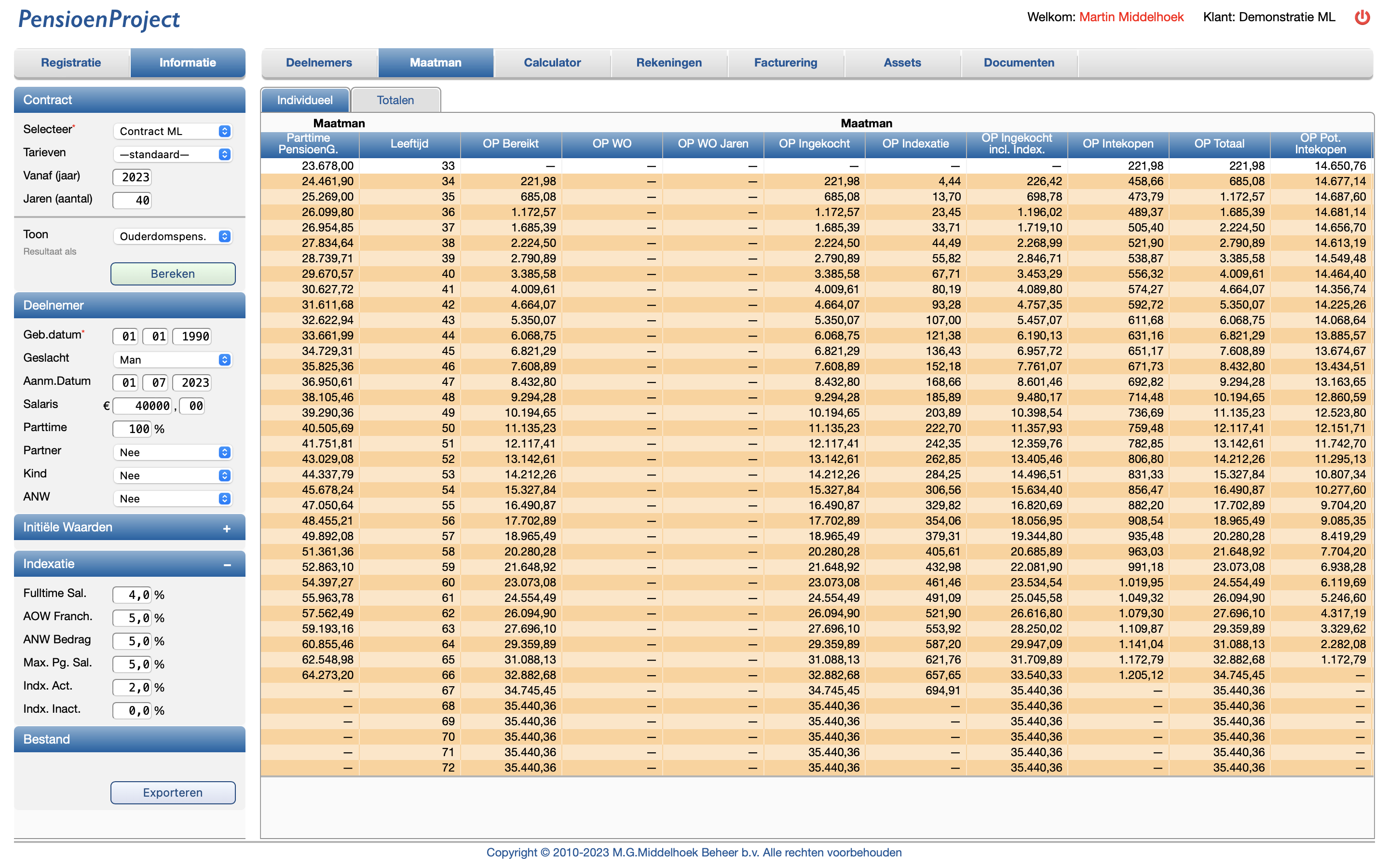 PensioenProject Maatman